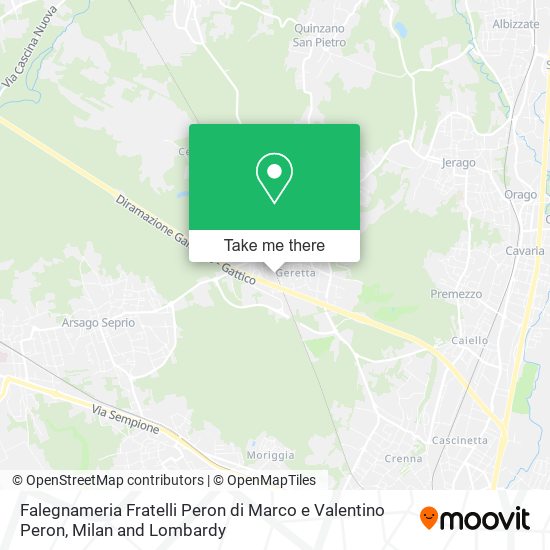 Falegnameria Fratelli Peron di Marco e Valentino Peron map