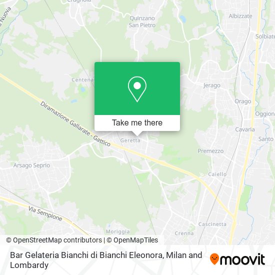 Bar Gelateria Bianchi di Bianchi Eleonora map