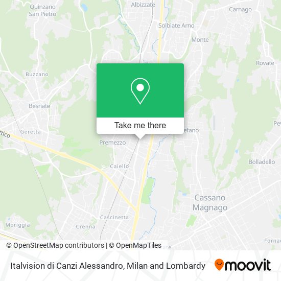 Italvision di Canzi Alessandro map