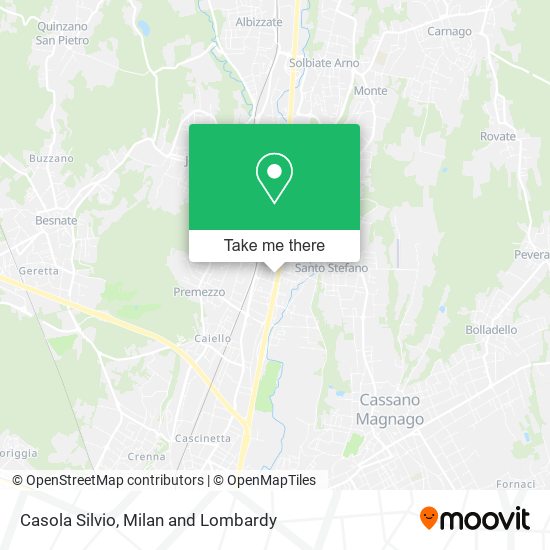 Casola Silvio map