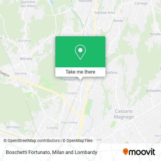 Boschetti Fortunato map
