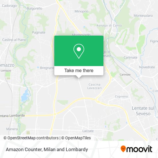 Amazon Counter map