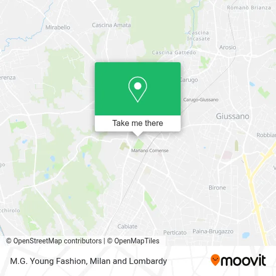 M.G. Young Fashion map