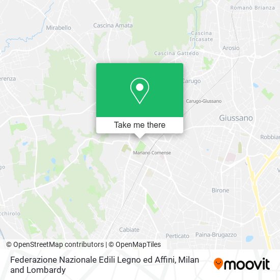 Federazione Nazionale Edili Legno ed Affini map