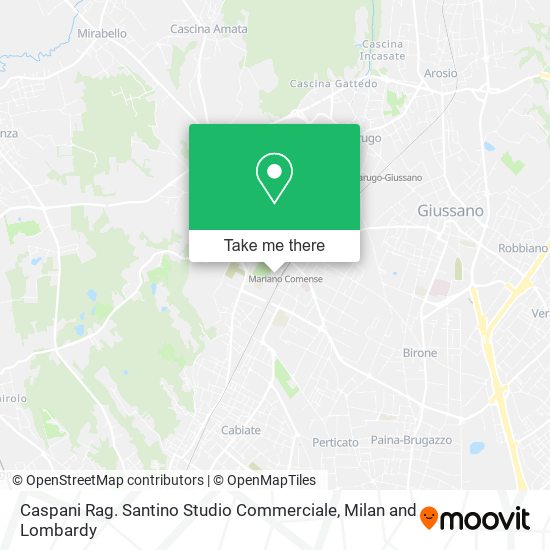 Caspani Rag. Santino Studio Commerciale map