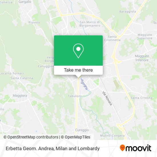 Erbetta Geom. Andrea map