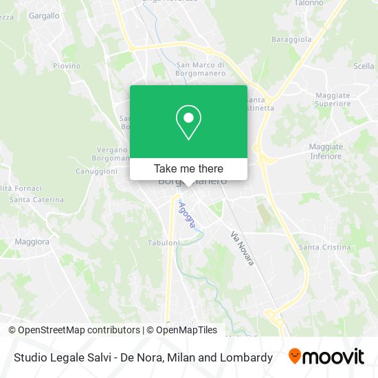 Studio Legale Salvi - De Nora map