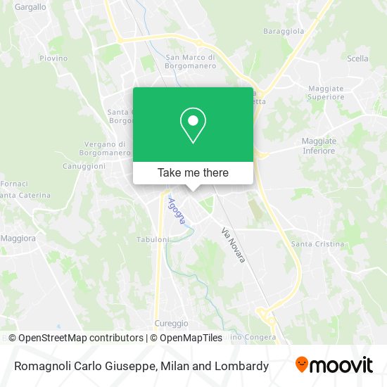 Romagnoli Carlo Giuseppe map