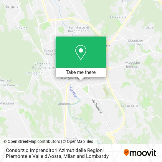Consorzio Imprenditori Azimut delle Regioni Piemonte e Valle d'Aosta map