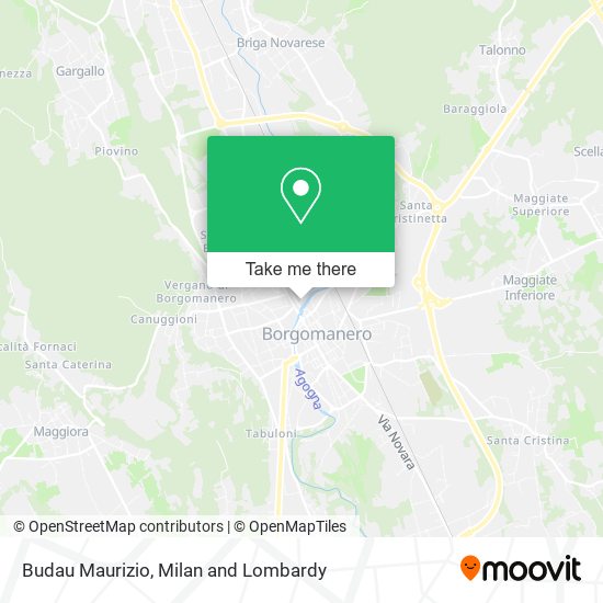 Budau Maurizio map