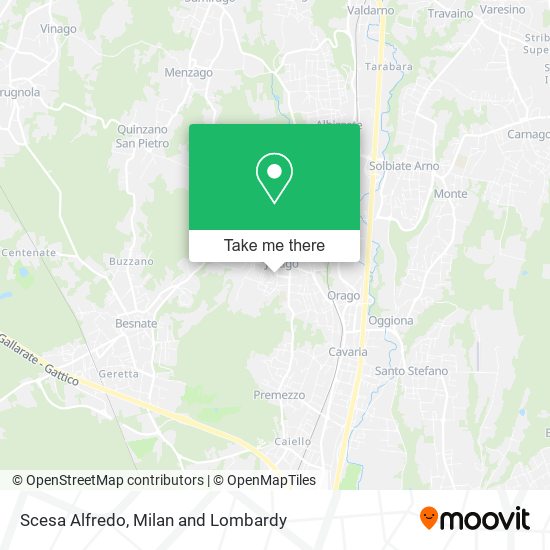 Scesa Alfredo map