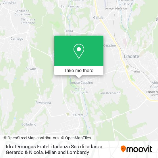 Idrotermogas Fratelli Iadanza Snc di Iadanza Gerardo & Nicola map