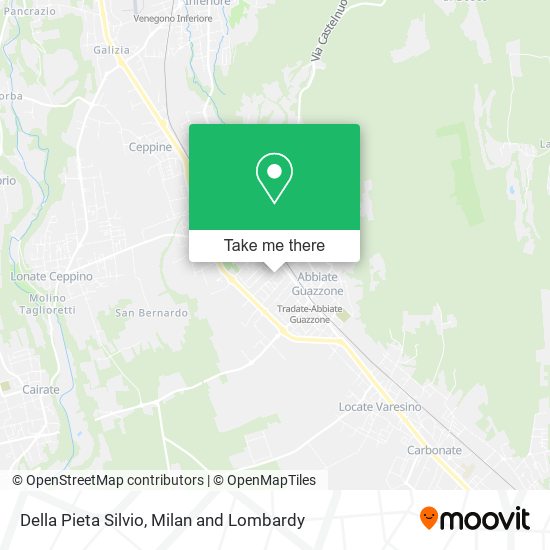 Della Pieta Silvio map