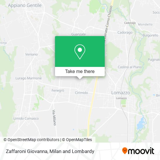 Zaffaroni Giovanna map