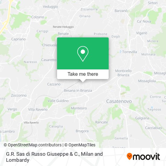 G.R. Sas di Russo Giuseppe & C. map