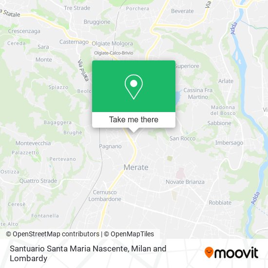 Santuario Santa Maria Nascente map