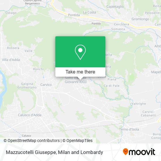 Mazzucotelli Giuseppe map
