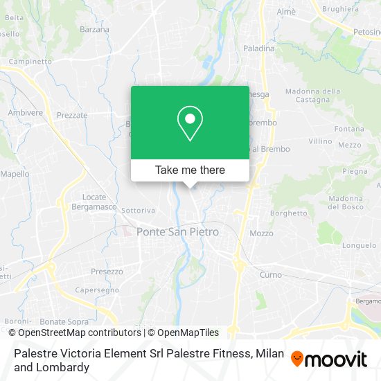 Palestre Victoria Element Srl Palestre Fitness map