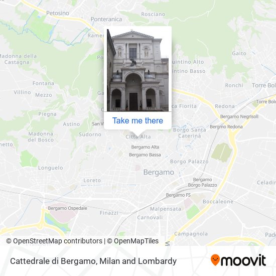 Cattedrale di Bergamo map