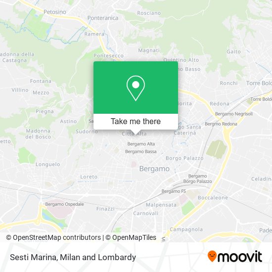 Sesti Marina map