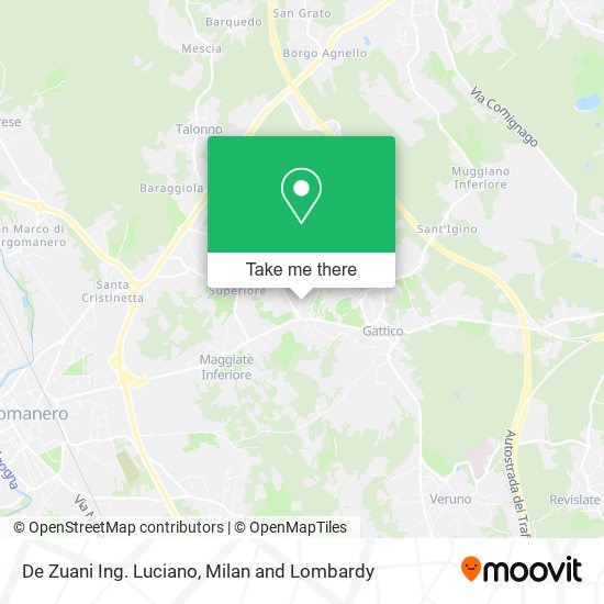 De Zuani Ing. Luciano map