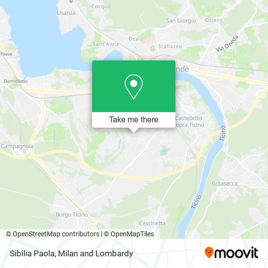 Sibilia Paola map