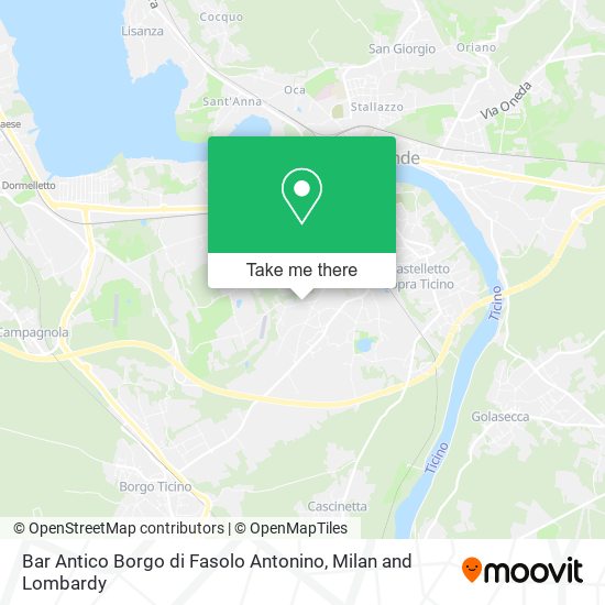 Bar Antico Borgo di Fasolo Antonino map