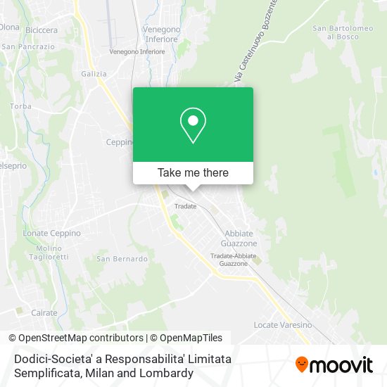 Dodici-Societa' a Responsabilita' Limitata Semplificata map