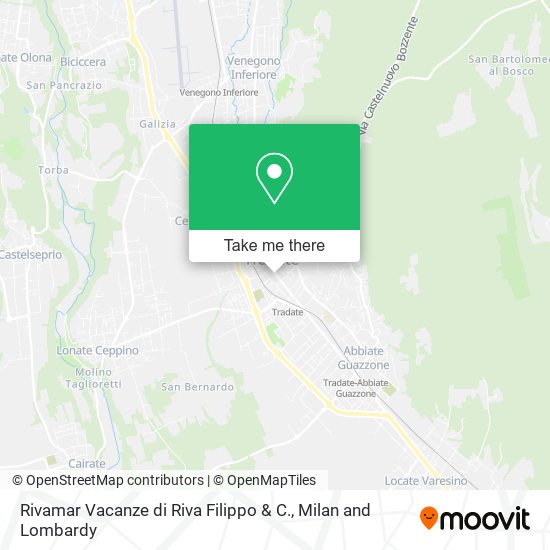 Rivamar Vacanze di Riva Filippo & C. map