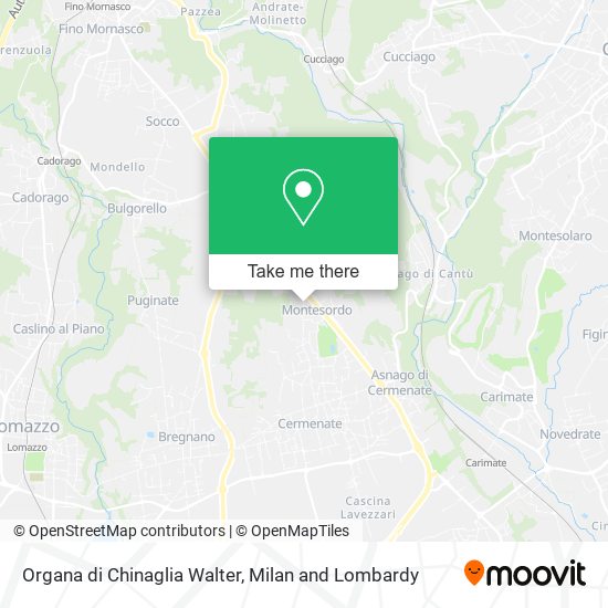 Organa di Chinaglia Walter map