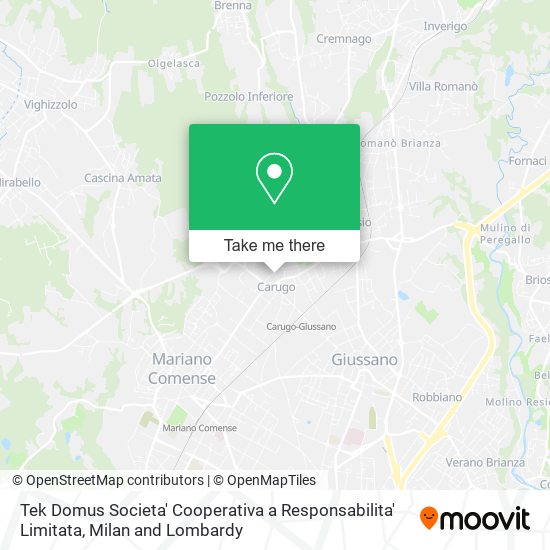 Tek Domus Societa' Cooperativa a Responsabilita' Limitata map