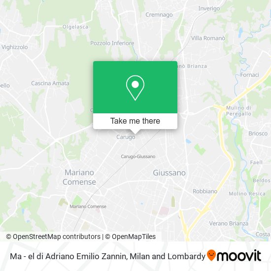 Ma - el di Adriano Emilio Zannin map