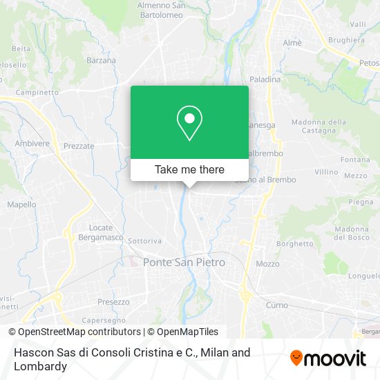 Hascon Sas di Consoli Cristina e C. map