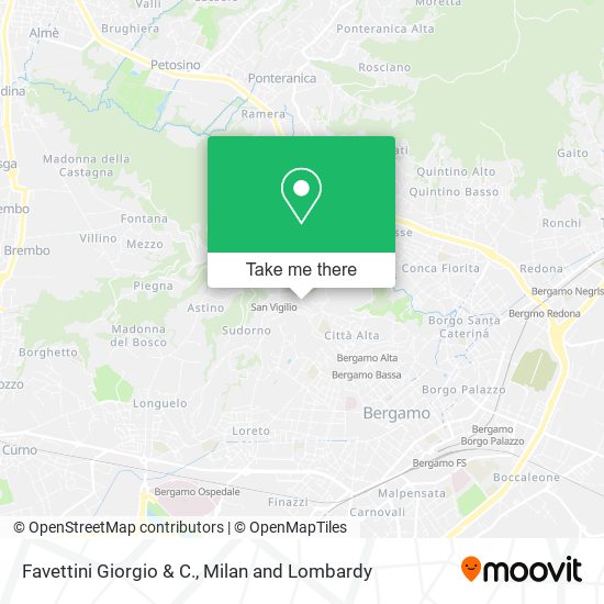 Favettini Giorgio & C. map