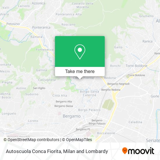 Autoscuola Conca Fiorita map