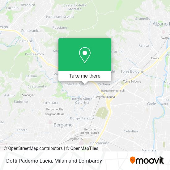 Dotti Paderno Lucia map