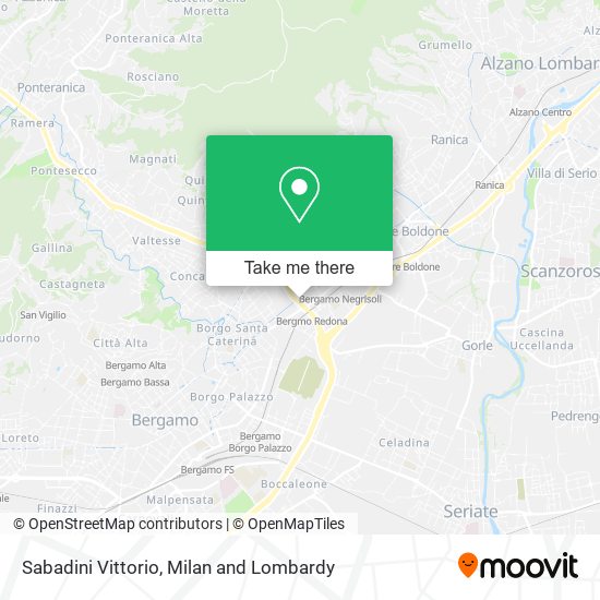 Sabadini Vittorio map