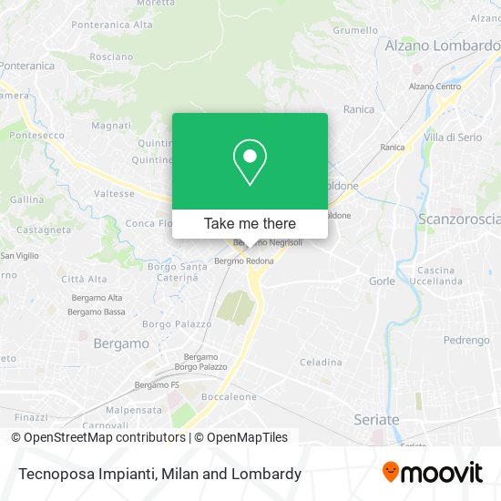 Tecnoposa Impianti map