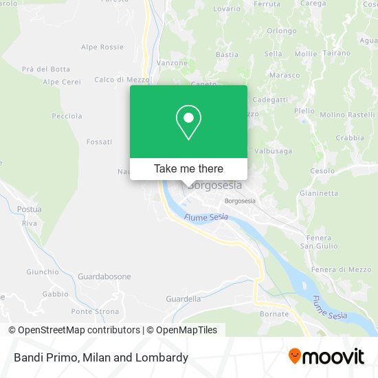 Bandi Primo map