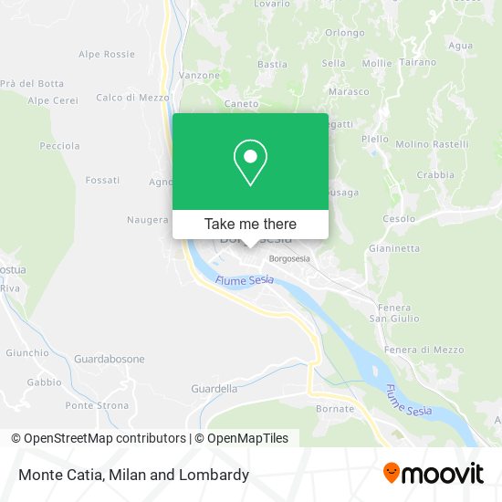 Monte Catia map