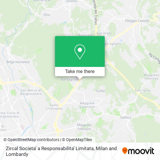 Zircal Societa' a Responsabilita' Limitata map