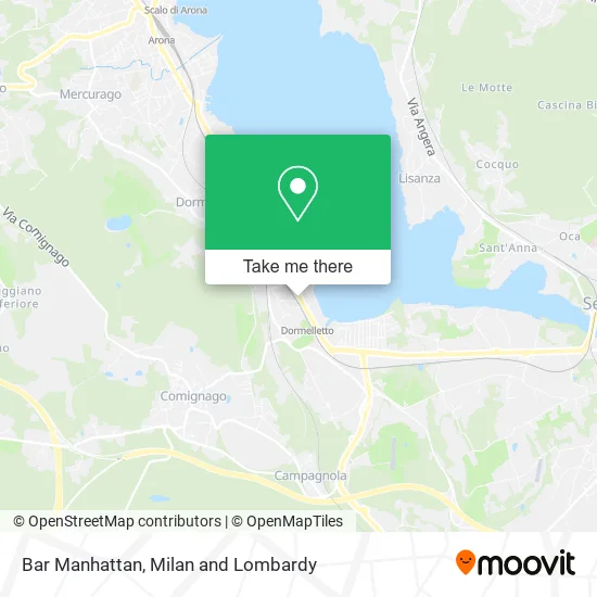 Bar Manhattan map