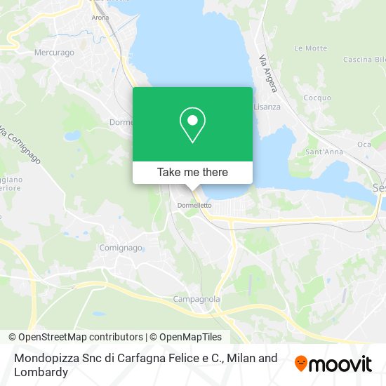 Mondopizza Snc di Carfagna Felice e C. map