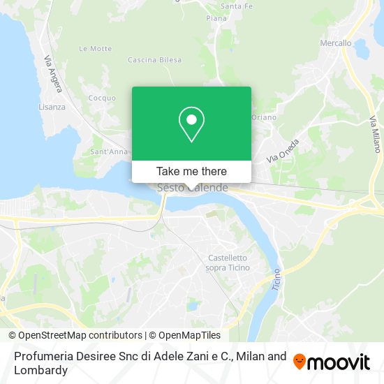Profumeria Desiree Snc di Adele Zani e C. map