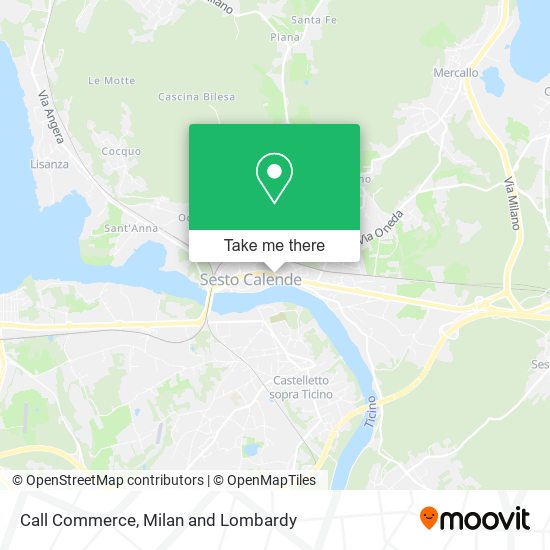 Call Commerce map