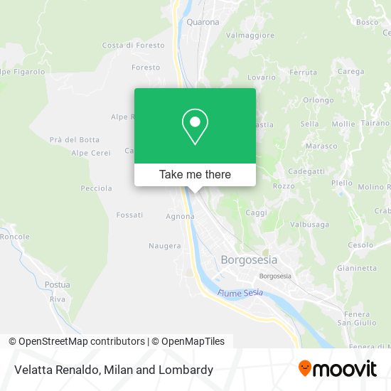 Velatta Renaldo map