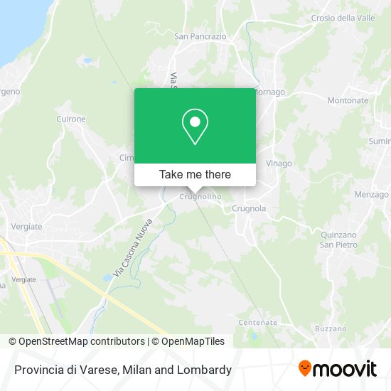 Provincia di Varese map