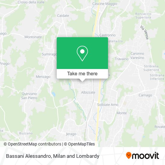 Bassani Alessandro map