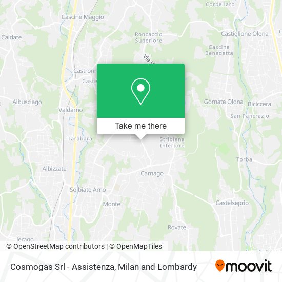 Cosmogas Srl - Assistenza map