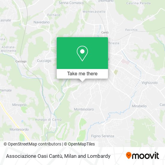 Associazione Oasi Cantù map